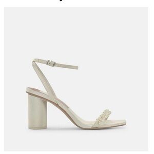 DV by Dolce Vita Cream Block Heel Sandals